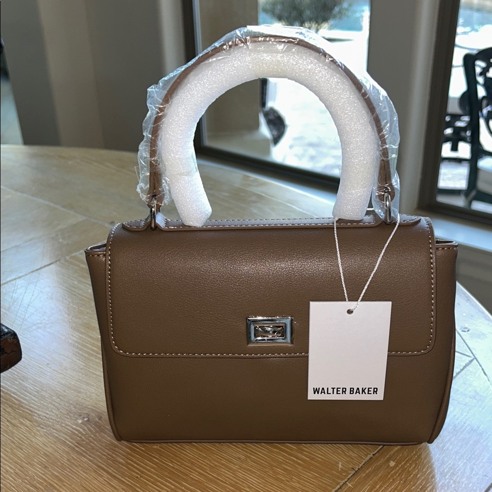 Walter Baker Brown Satchel Bag: The Madeline